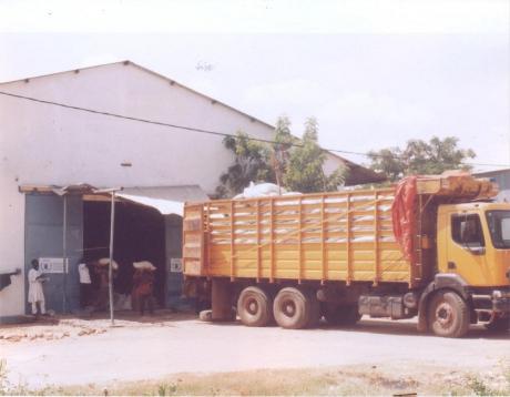 Transport des denrées alimentaires du PAM